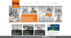 Desktop Screenshot of exa-engineering.com